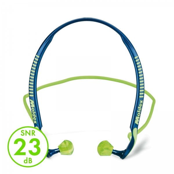 Moldex Jazz Band® 2 Gehörschutzbügel mit Schaumstoffstöpseln 670002 – 8 Stück – SNR 23 dB