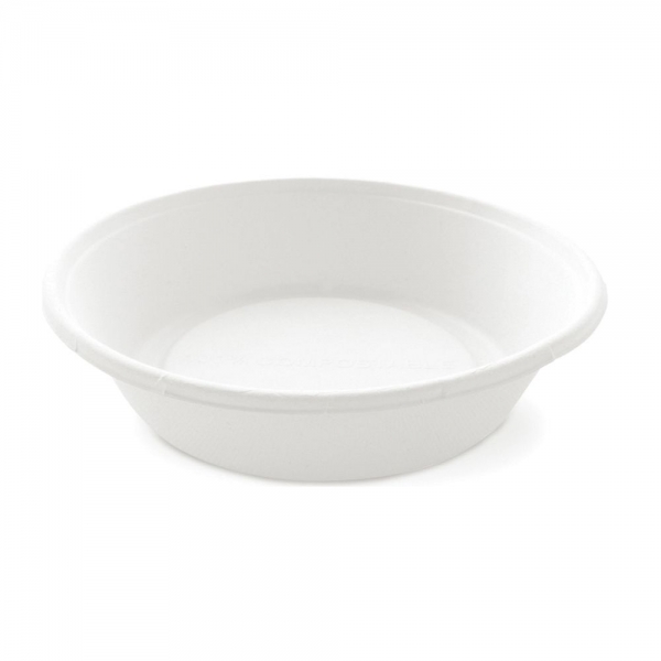 Bio Salatschalen aus Zuckerrohr – nachhaltige To-Go-Schalen, fett- und nassfest, 12x40 Stück
