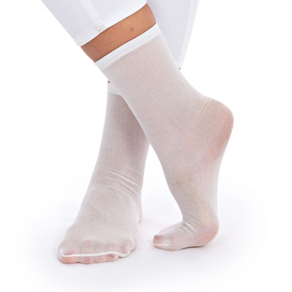 Franz Mensch Einwegsocken Polycotton weiß – komfortable, atmungsaktive Hygienesocken 10x100 Paar
