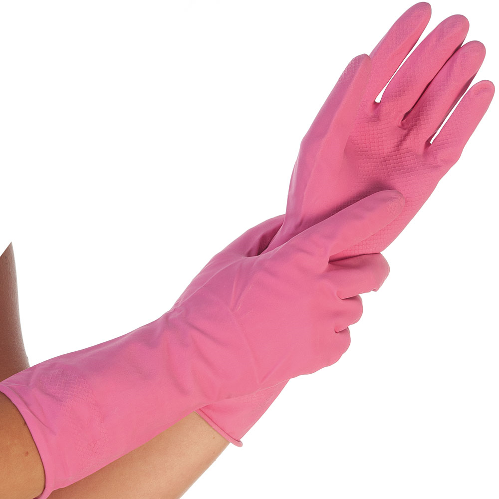 10 Paar Universal Handschuhe aus Latex Gummihandschuhe Reinigungshandschuhe gelb Gr/ö/ße S