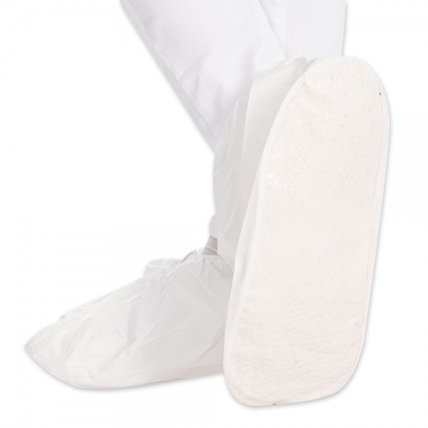 Schuhüberzieher weiß mit PVC-Sohle - Überschuh MIKRO von HYGOSTAR - VE 200 Stück