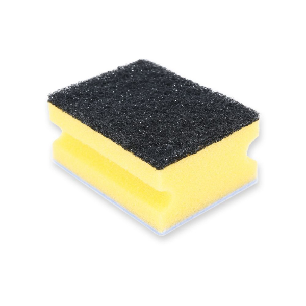 Franz Mensch Topfreiniger Anti-Fett – Schaumstoff-Reinigungsschwamm mit Hartvlies und Trockenvlies