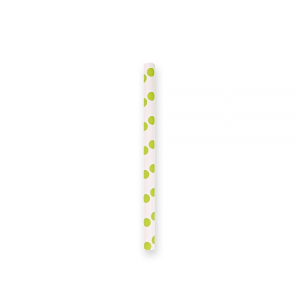 NatureStar Bio Papiertrinkhalme Cocktail, gepunktet – FSC®-Mix, 8 mm × 130 mm, 34x100 Stück