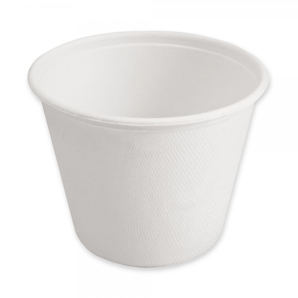 Bio Suppenbecher aus Zuckerrohr – nachhaltiger, kompostierbarer 425 ml To-go Becher, 20x25 Stück