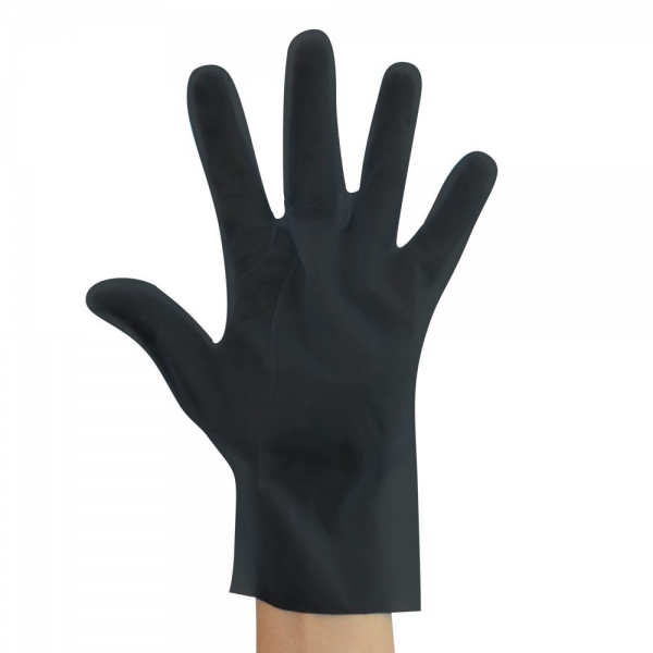 TPE-Handschuhe schwarz ALLFOOD THERMOSOFT von HYGOSTAR - VE 2000 Stck.
