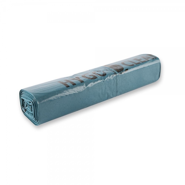 LDPE Müllbeutel 70 l auf Rolle blau von HYGOSTAR - VE 250 Stück