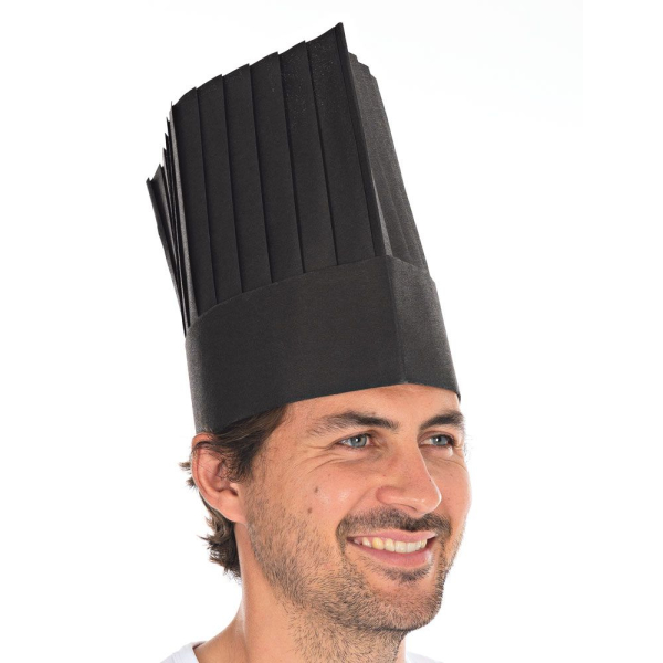 Hygostar Kochmütze Le Grand Chef aus Viskose – Premium Kochmütze, 5x10 Stück