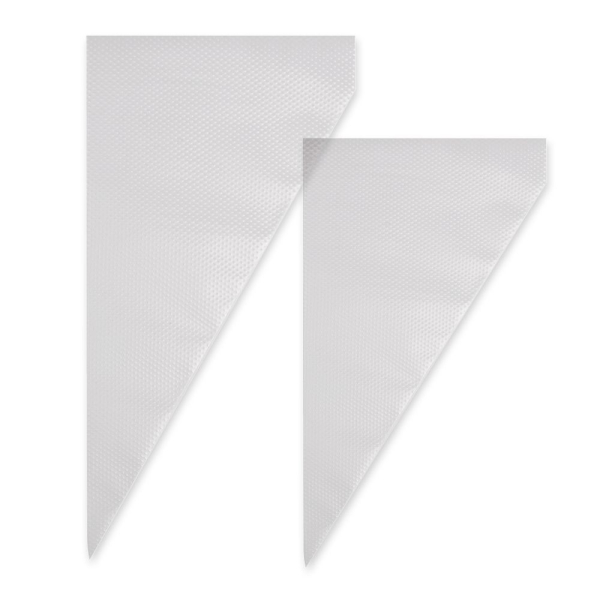 Spritzbeutel geprägt HDPE, transparent – Spritzbeutel mit griffiger Oberfläche – 1-lagig, 2000 Stück