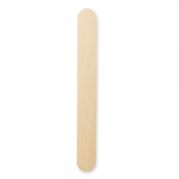 Holzmundspatel aus glattem Birkenholz, 15 cm, splitterfrei, Einweg, umweltfreundlich 50x100 Stück