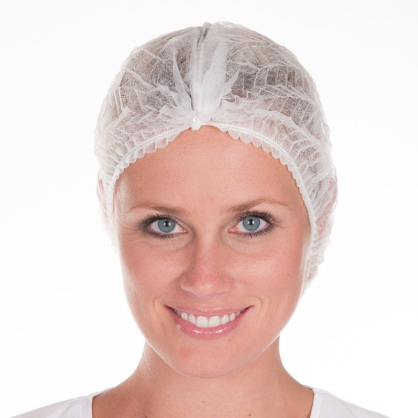 Klipphauben Detect – PP detektierbare Einweghauben 50 cm, Lebensmittelecht, 10x100 Stück