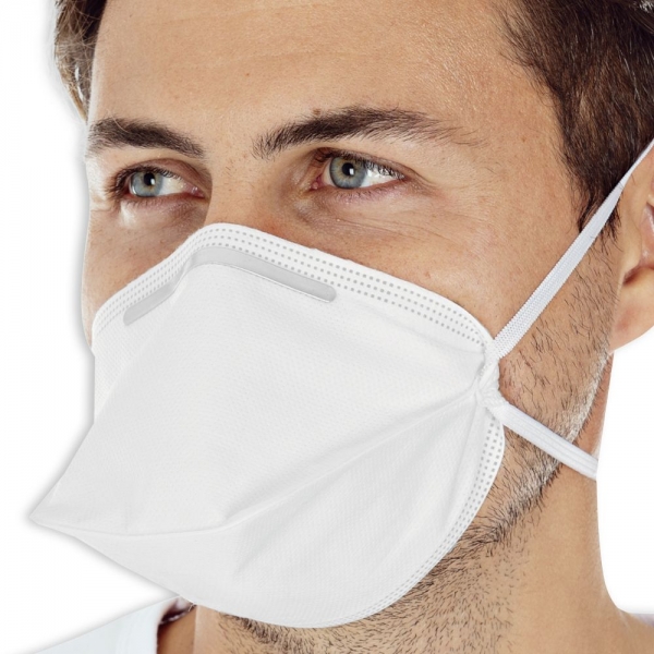 FFP2 Atemschutzmasken horizontal faltbar, Einweg, aus PP, High-Tech-Vlies 100 Stück