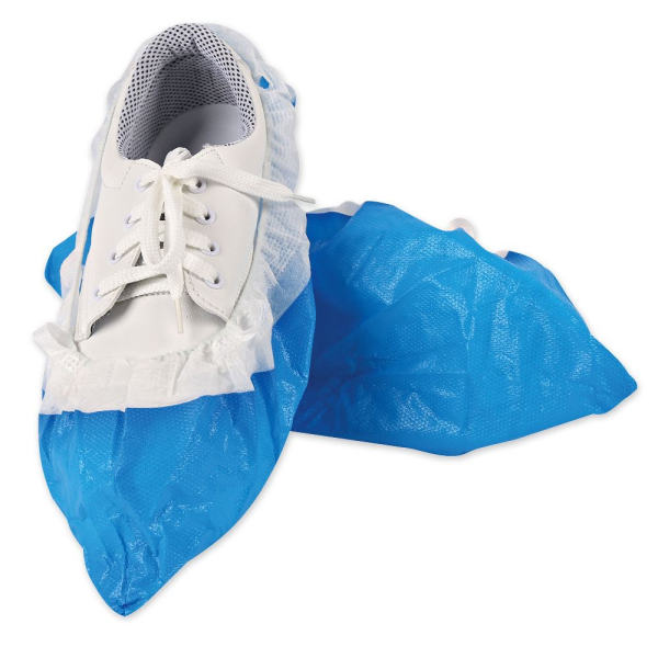 Hygostar Überschuhe für Hygomat Clipless | PP-Vlies mit CPE-Sohle | Wasserabweisend, 10x100 Stück