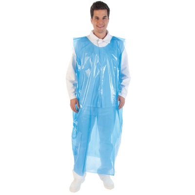 PE-Schürzen, light, weiß, aus Polyethylen (Plastik