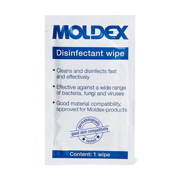 Moldex Desinfektionstücher 998101 – Hygienetücher für Moldex-Produkte – 40 Stück – einzeln verpackt