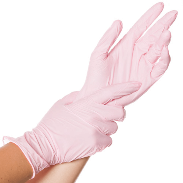  Nitril-Handschuh SAFE LIGHT, puderfrei, pink