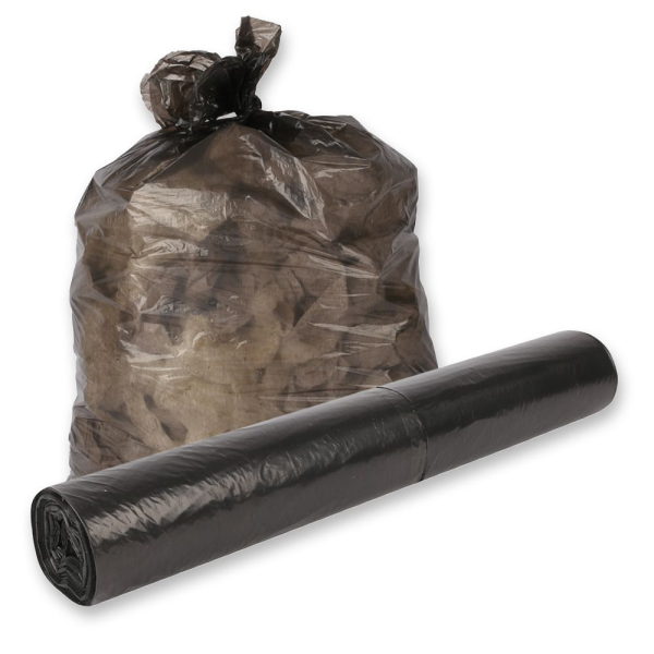 Müllsäcke Eco Light 120 Liter aus LDPE, 20 my, blau, flüssigkeitsdicht – 25x25 Stück