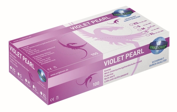 Nitril-Handschuhe Violet Pearl