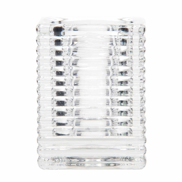 Kerzenglas Teelicht-Glas Cube für Refill-Teelichter - 16 Stück