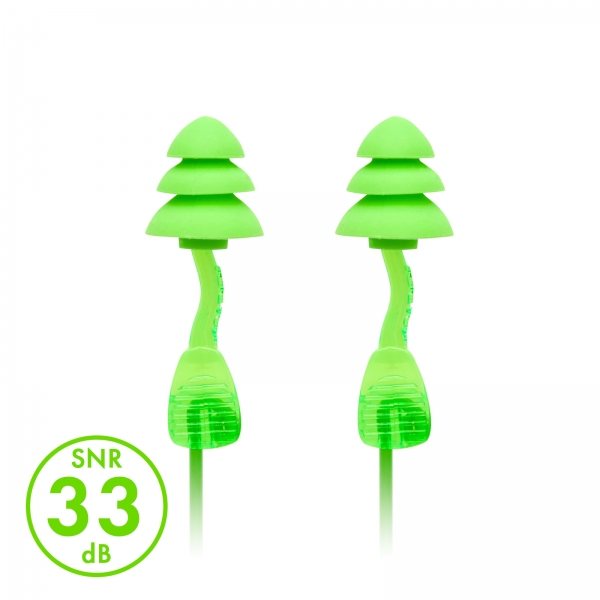 Moldex Twisters® Trio Lamellenstöpsel mit praktischem Griff 645101 – 50 Paar – mit Umhängekordel