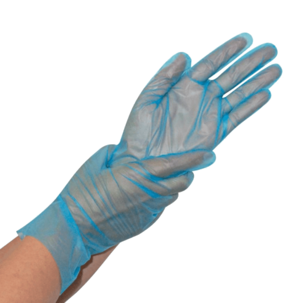 TPE-Handschuh ALLFOOD THERMOSOFT, blau