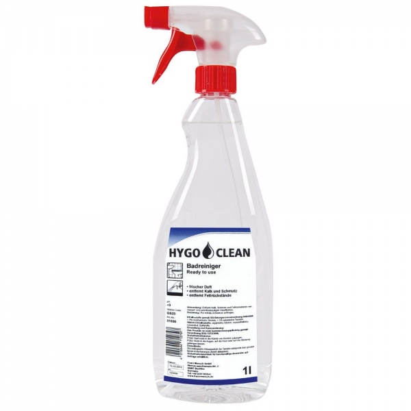 Badreiniger „Ready to use“ – gebrauchsfertiger Sanitärreiniger für Bad & Dusche 15x1 Flasche