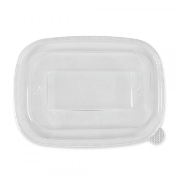 Bio Deckel für Schalen Takeaway rPET 172 × 120 mm – Transparenter Nachhaltig‑Deckel, 6x50 Stück