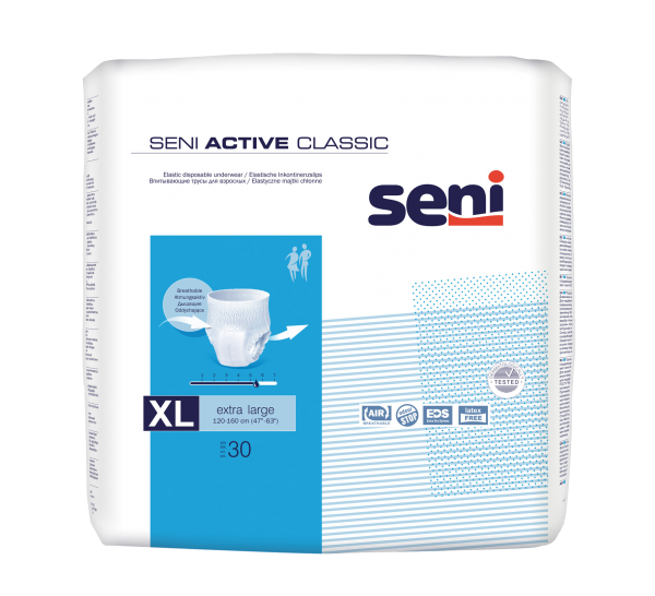 Seni Active Classic  Inkontinenzslip, Gr. XL weiß 