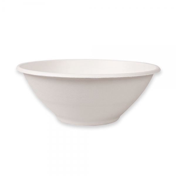 Bio Schüsseln rund aus Zuckerrohr – stabile, nachhaltige Einweg-Schalen, 10x50 Stück