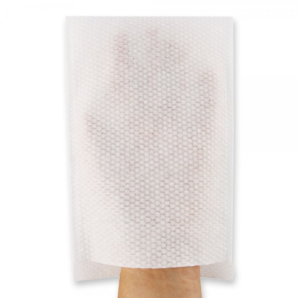 Waschhandschuh SOFT 22 x 15 cm weiß von HYOGOSTAR - VE 1000 Stück