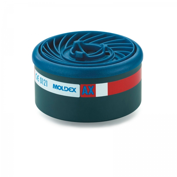 Moldex EasyLock® Gasfilter AX 960001 – Gasfilter für Serie 7000 und 9000 Masken – 8 Stück