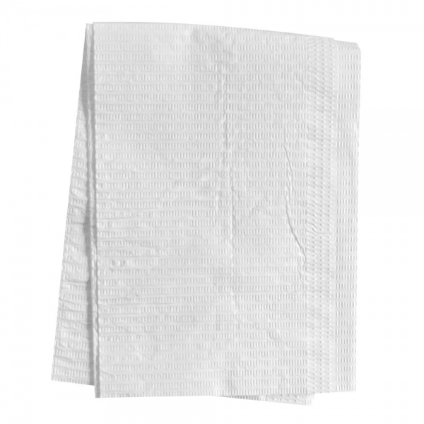 Patientenservietten Zahnarzt weiß 33 x 46 cm von HYGOSTAR - VE 500 Stck.