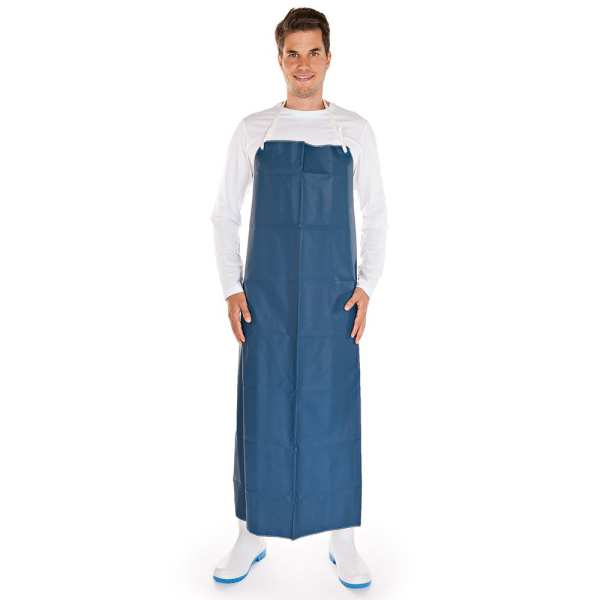 Franz Mensch Latzschürze 150 my aus Polyester mit PU-Beschichtung, 6x2 Stück