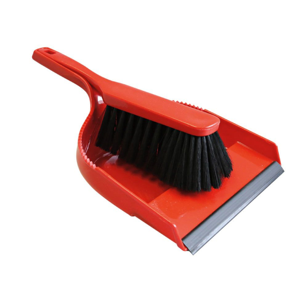 Franz Mensch Kehrgarnitur mit Gummilippe – Profi-Reinigungsset mit robustem PP-Material, 1x5 Stück