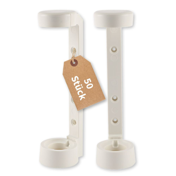 Wandhalterung für Squeeze-Flaschen – Hygienische Kunststoff-Haltevorrichtung für 450 ml, 50x1 Stück