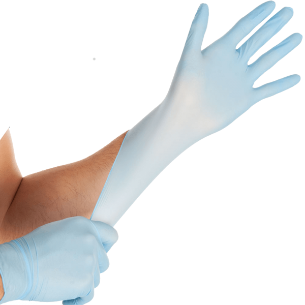 Nitril-Handschuh SAFE SUPER STRETCH, puderfrei, 24 cm, blau