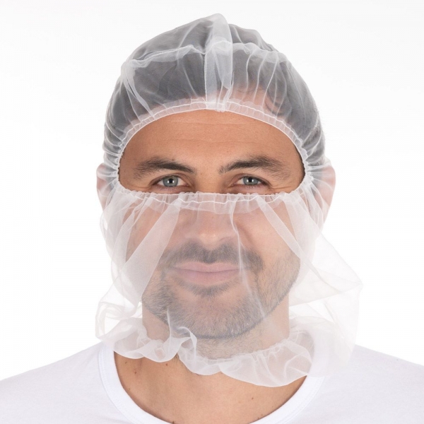 Astrohaube Micromesh aus Nylon – luftdurchlässige Hygienehaube 1 x 50 Stück