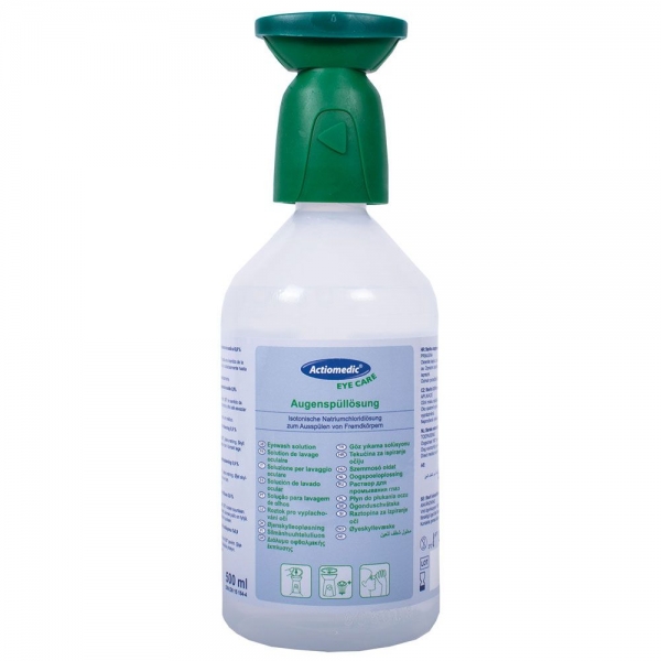 Augenspülung Natriumchlorid 500ml von HYGOSTAR - VE 6 x 500 ml