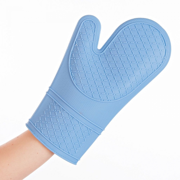 Ofenhandschuh Heattec Silikon 30 cm – Lebensmittelecht, hitzebeständig bis 50 °C, 2x1 Stück