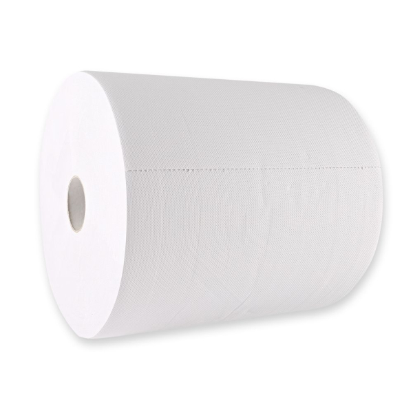 Franz Mensch Bio Putzpapier 3-lagig FSC®-Recycled – Lebensmittelechte Recyclingpapierrolle, 2x1 Roll