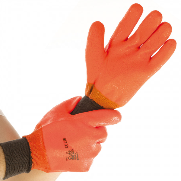 Kälteschutz-Handschuhe COOL NEON orange Gr.XL