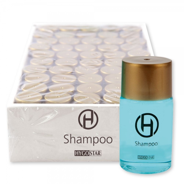 Shampoo Flasche 25 ml, transparent von HYGOSTAR - VE 500 Stück