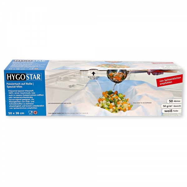 Einmal Passiertuch FILTERSTAR auf Rolle von HYGOSTAR - VE 50 Tücher 1 Rolle
