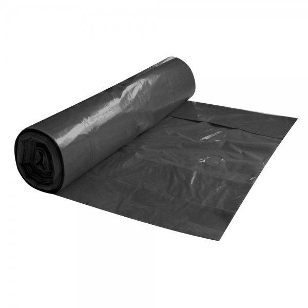 LDPE Müllbeutel 130 l auf Rolle schwarz von HYGOCLEAN- VE 80 Stück