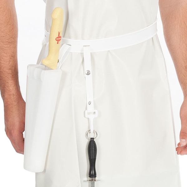 Hygostar Messertasche für 4 Messer weiß, 1 Set