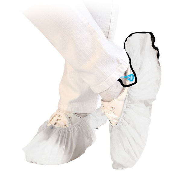 Hygostar Überschuhe für Hygomat Antistatic Waterproof aus PP mit CPE-Beschichtung, 10x80 Stück