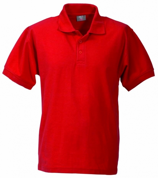 Unisex Polo-Shirt rot